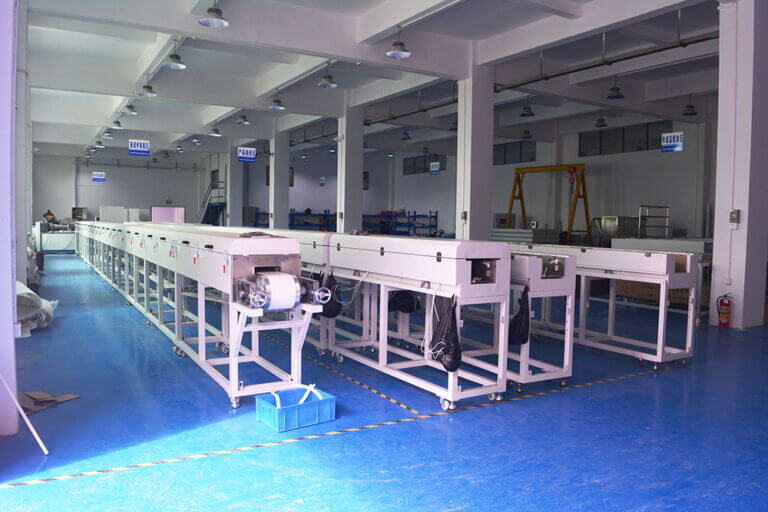 Robota resin doming equipment production line